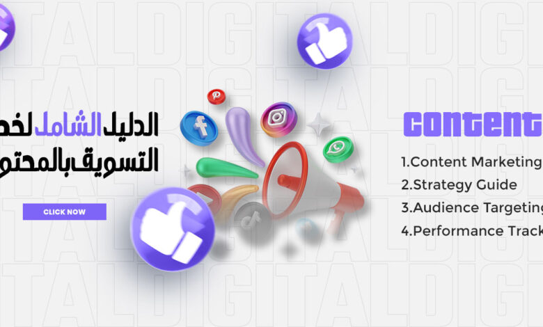 الدليل الشامل لخطة التسويق بالمحتوى
