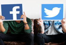 بوستات تويتر وفيس بوك