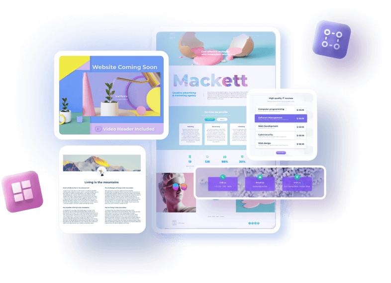 مواقع تصميم بالذكاء الاصطناعي لإنشاء ويب سايت مجاني