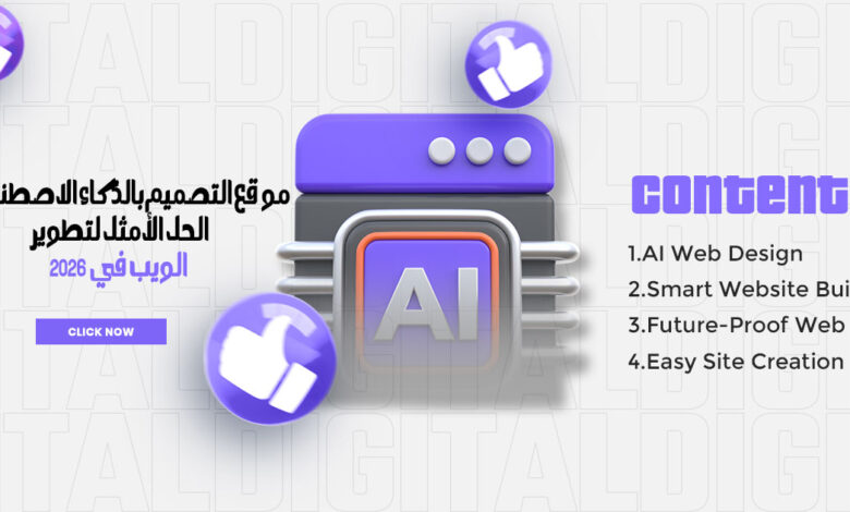 موقع التصميم بالذكاء الاصطناعي