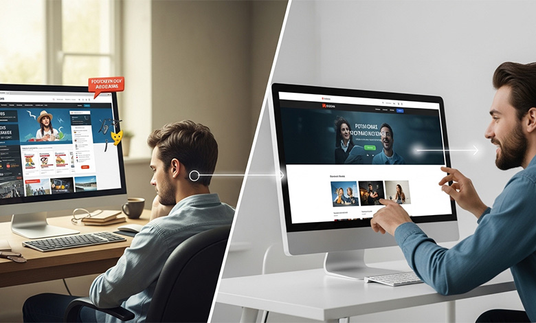 تصميم واجهات الويب سايت