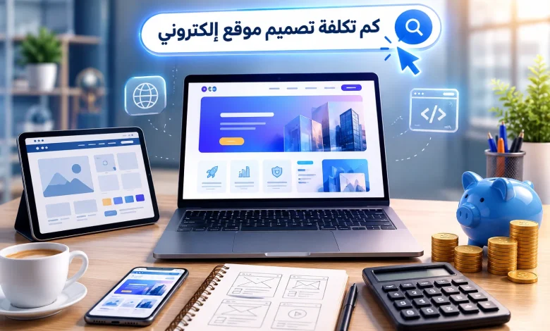 كم تكلفة تصميم موقع الكتروني