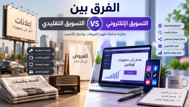 الفرق بين التسويق التقليدي والالكتروني