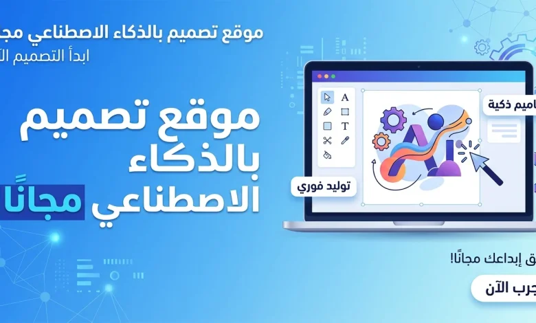 موقع تصميم بالذكاء الاصطناعي مجانًا