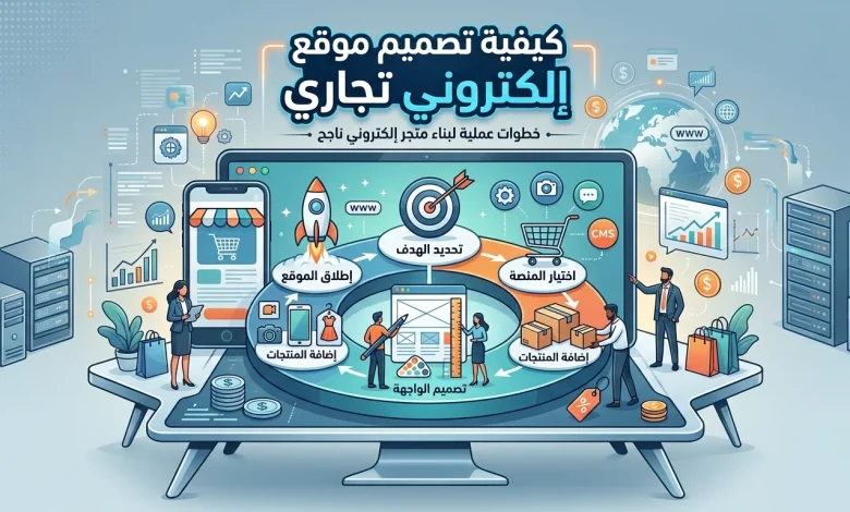 كيفية تصميم موقع إلكتروني تجاري